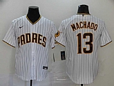 Padres 13 Manny Machado White Nike 2020 Cool Base Jersey,baseball caps,new era cap wholesale,wholesale hats